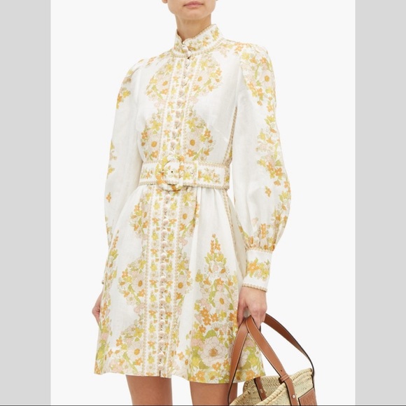 SOLD Boutique Zimmermann dupe Floral Dress - Picture 1 of 6